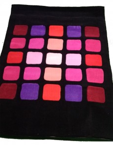 Акриловий килим FANTASIA 90819, Black/Purple - высокое качество по лучшей цене в Украине.